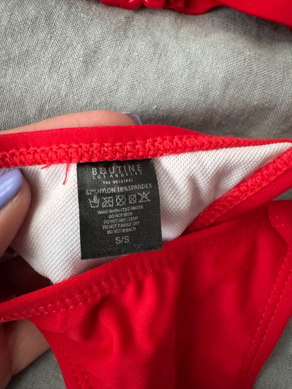 BOUTINE LOS ANGELES SWIMSUIT - RED - Picture 3 of 4